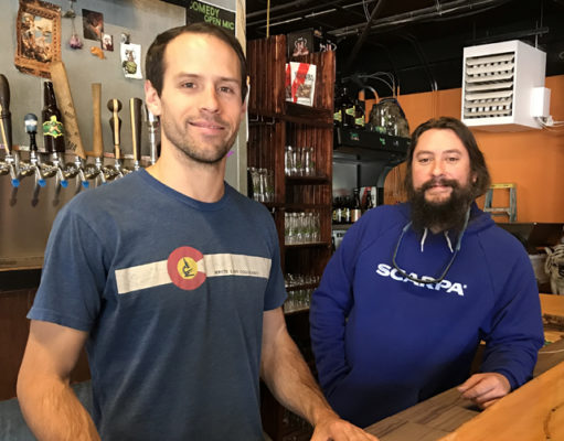 Greg Kallfa and Adam Kandle of Boulder Fermentation Supply and VisionQuest Brewing