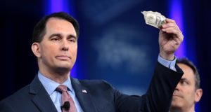 What’s behind this photo of corporate groundbreaking?