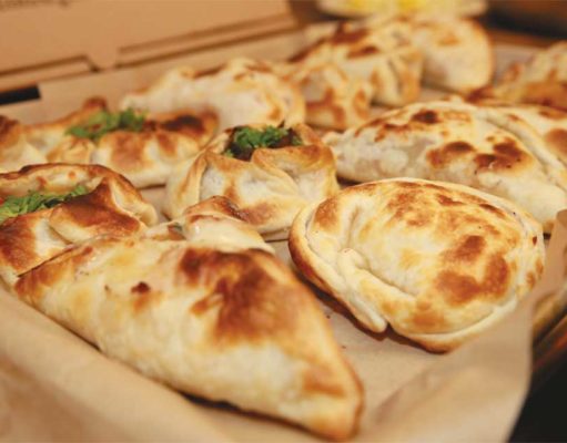 Hand pie high five