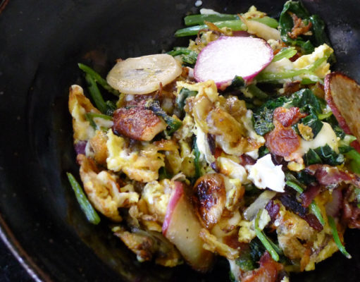 Put a radish anywhere but salad