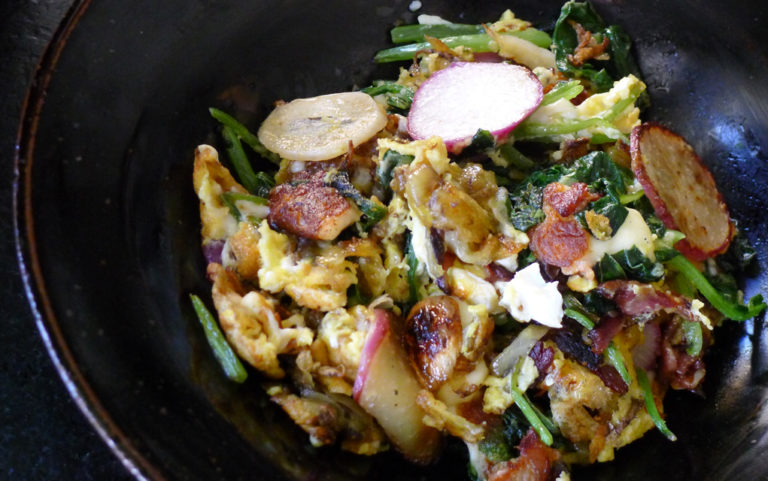 Put a radish anywhere but salad