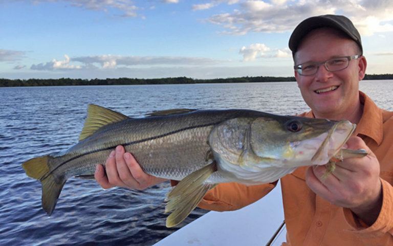 With a fishing rod and an open mind
