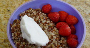 Something with which to eat berries and cream