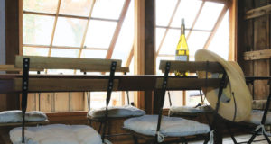 Fixing dinner in a blacksmith’s shop