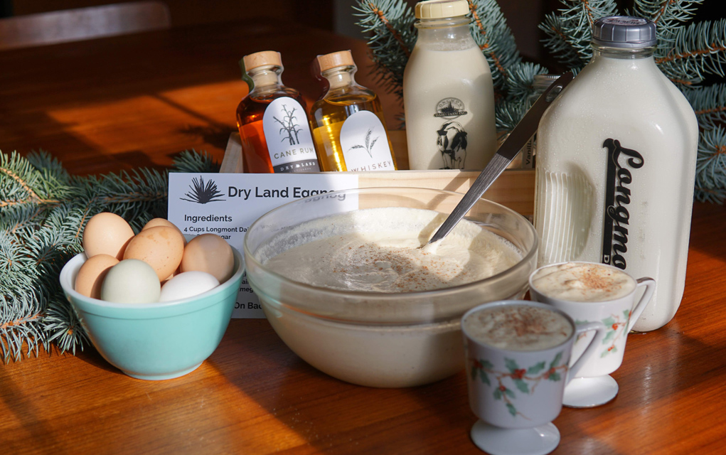 Longmont’s Dry Land Distillers share their unique, local spirits in the ’Nog Off