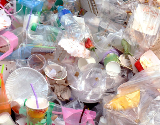 Hurdles of hemp plastic