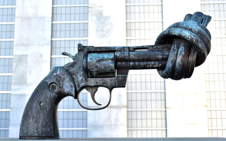 Gun nut has a warning