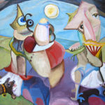 Words_Walking_the_Dog_by_Edwin_G_Lucas,_1949