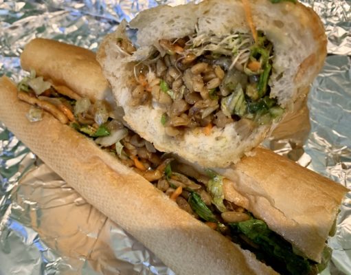 Try this week: Thai Tempeh Sandwich @ Half Fast Subs