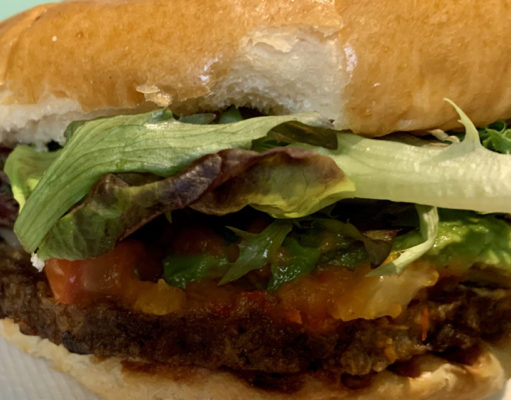 Try this week: Black Bean Burger @ Caffè Sole
