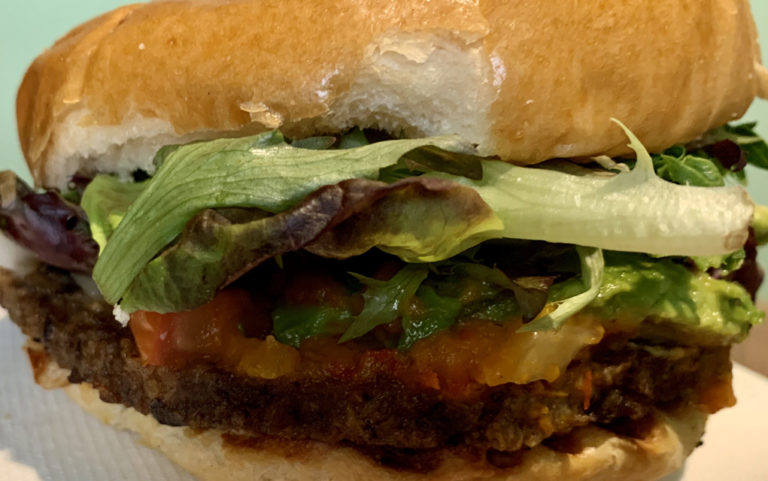 Try this week: Black Bean Burger @ Caffè Sole