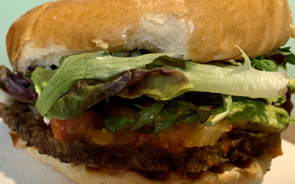 Try this week: Black Bean Burger @ Caffè Sole