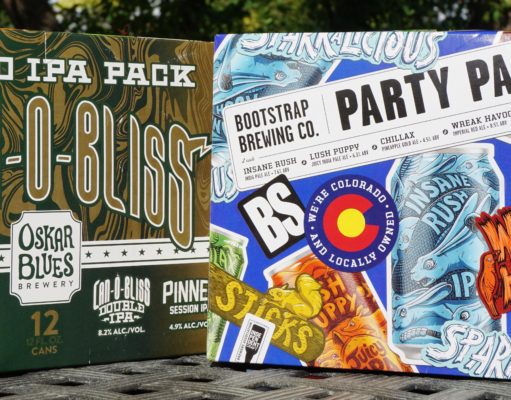 Mixed packs from Oskar Blues and Bootstrap