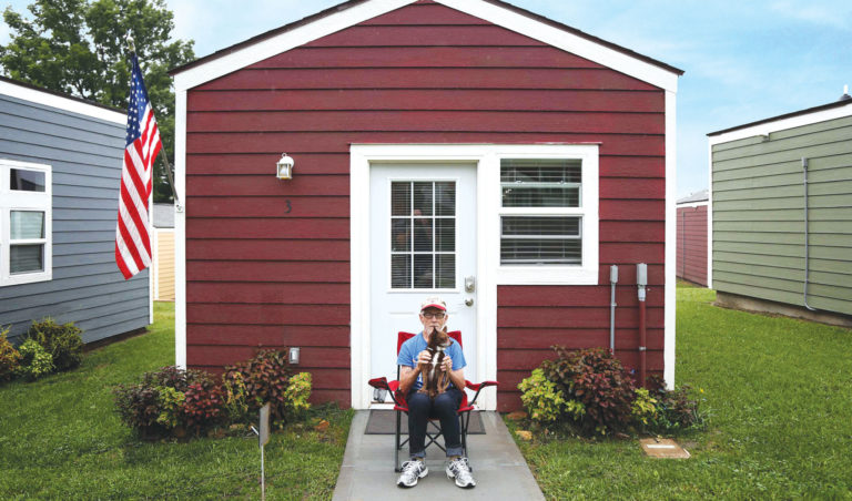 A tiny house, a big step