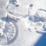 A,Bike,Print,On,The,Snow