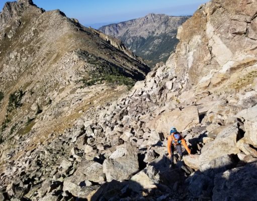 Climbing Cooper Peak