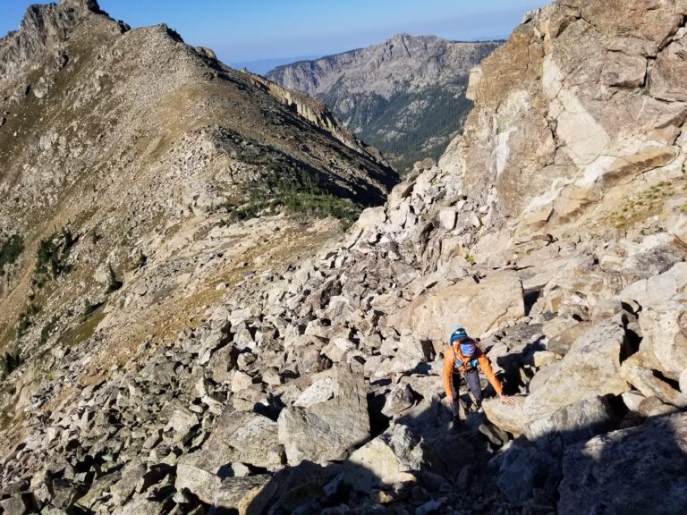 Climbing Cooper Peak