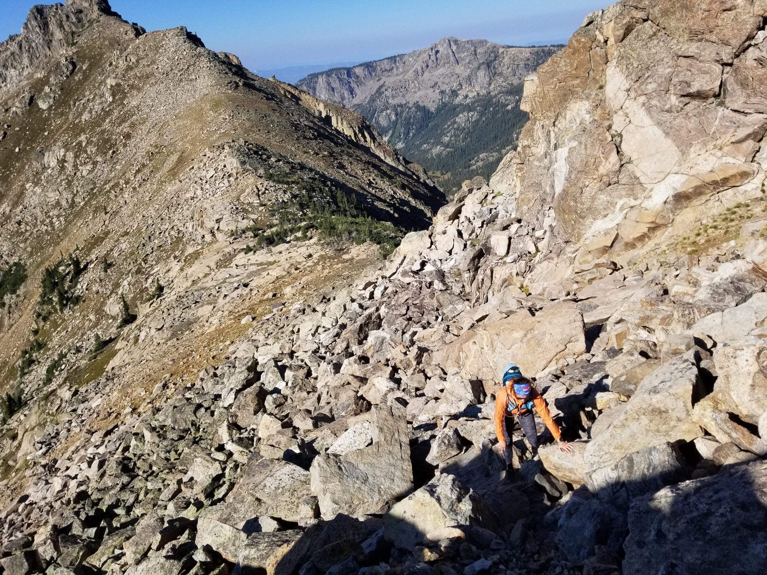 Climbing Cooper Peak