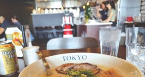 Delivered by a robot, Rakken Ramen is a fully animated meal