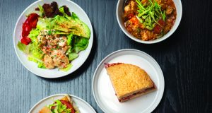 The Big Easy a spread of dishes at rosetta hall