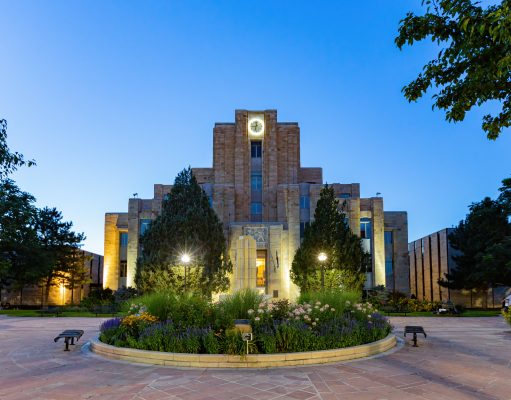 2023 Boulder City Council Candidate Questionnaires Night view of The Boulder County Courthouse.