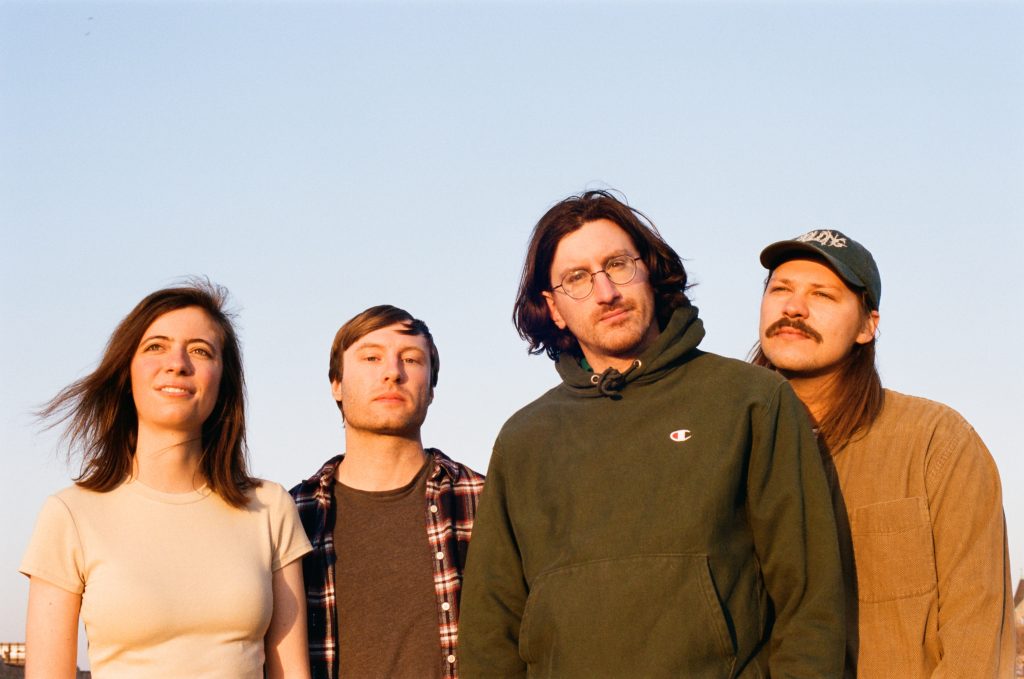 Left to right: Julia Steiner, Sean Neumann, Marcus Nuccio and Dave Sagan of the band Ratboys. Photo by Alexa Viscius